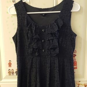 Women Lace Black Dress